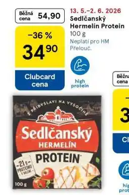 Tesco Sedlčanský Hermelín Protein nabídka