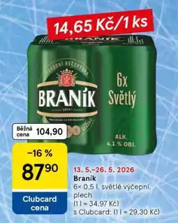 Tesco Braník nabídka