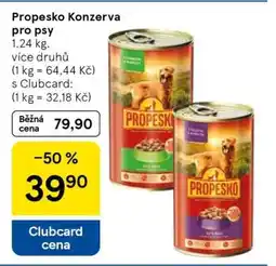 Tesco Propesko Konzerva pro psy nabídka