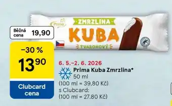 Tesco PRIMA KUBA ZMRZLINA nabídka