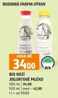Terno BIO KOZÍ JOGURTOVÉ MLÉKO nabídka