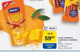 Tesco Snack It Kabanos s nádivkou z cheddaru nabídka