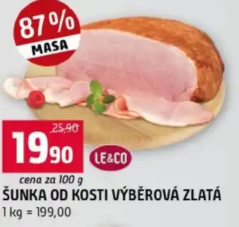 Šunka od kosti výběrová zlatá