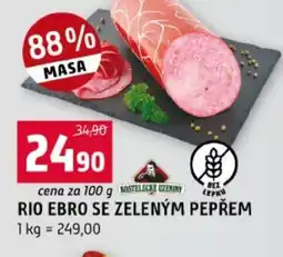 Terno Rio ebro se zeleným pepřem nabídka