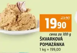 Terno Škvarková pomazánka nabídka