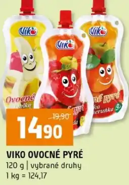 Terno Viko ovocné pyré nabídka