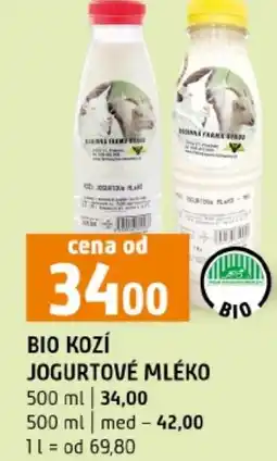 Terno Bio kozí jogurtové mléko nabídka