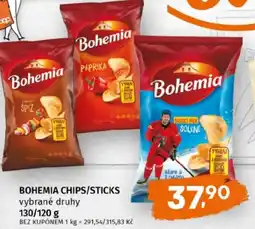 Terno Bohemia chips/sticks nabídka