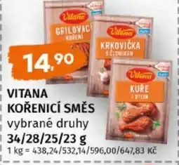 Terno Vitana kořenicí směs nabídka