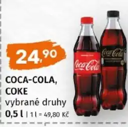 Terno Coca-cola, coke nabídka