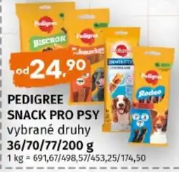 Terno Pedigree snack pro psy nabídka