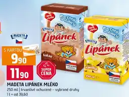 Terno Madeta lipánek mléko nabídka
