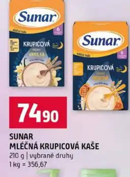 Terno Sunar mléčná krupicová kaše nabídka