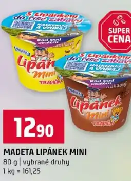 Terno Madeta lipánek mini nabídka