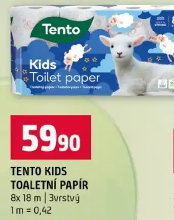 Terno Tento kids toaletní papír nabídka