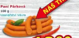 ESO MARKET Paní Párková nabídka