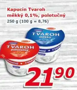 ESO MARKET Kapucín Tvaroh měkký 0,1%, polotučný nabídka
