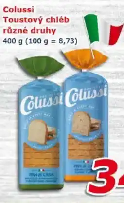 ESO MARKET Colussi Toustový chléb nabídka