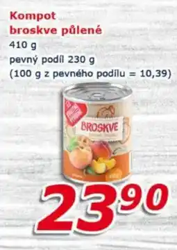 ESO MARKET Kompot broskve půlené nabídka