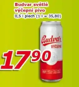 ESO MARKET Budvar světlé výčepní pivo nabídka