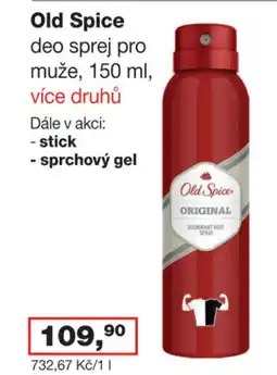Ráj drogerie Old Spice deo sprej pro muže nabídka