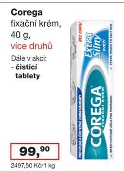 Ráj drogerie Corega fixační krém nabídka