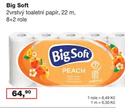 Ráj drogerie Big Soft 2vrstvý toaletní papír nabídka