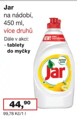 Ráj drogerie Jar na nádobí nabídka