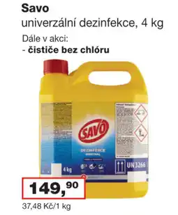 Ráj drogerie Savo univerzální dezinfekce nabídka