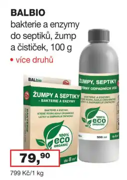 Ráj drogerie BALBIO bakterie a enzymy do septiků, žump a čističek nabídka