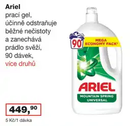 Ráj drogerie Ariel prací gel nabídka