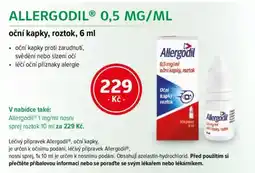 mojelekarna.cz Allergodil® 0,5 mg/ml nabídka