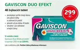 mojelekarna.cz Gaviscon Duo efekt nabídka