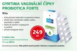 mojelekarna.cz Gyntima vaginální čípky Probiotica forte nabídka