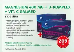 mojelekarna.cz Magnesium 400 mg + B-komplex + vit. c galmed nabídka