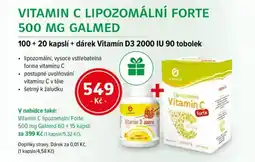 mojelekarna.cz Vitamin C lipozomální forte 500 mg Galmed nabídka