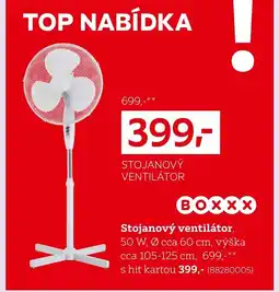 XXXLutz Stojanový ventilátor nabídka