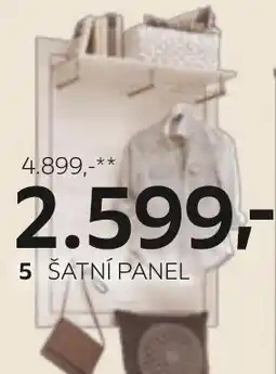 XXXLutz Šatní panel nabídka