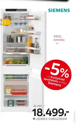 XXXLutz SIEMENS Lednice s mrazákem nabídka