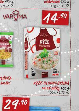 Coop Rýže dlouhozrnná nabídka