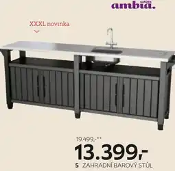 XXXLutz Zahradní barový stůl nabídka