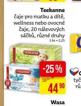 Teta Teekanne čaj nabídka