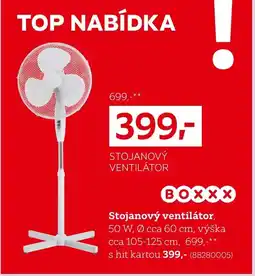 XXXLutz Stojanový ventilátor nabídka