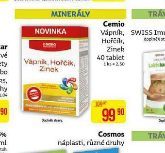 Teta Cemio vápník, hořčík, zinek nabídka