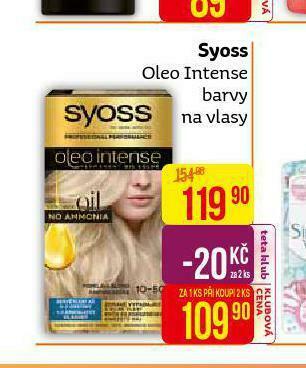 Teta Syoss oleo intense barva na vlasy nabídka