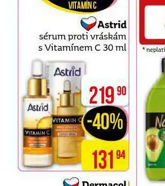 Teta Astrid sérum proti vráskám s vitaminem c nabídka