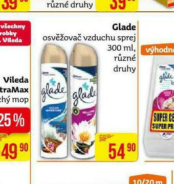 Teta Glade osvěžovač vzduchu nabídka