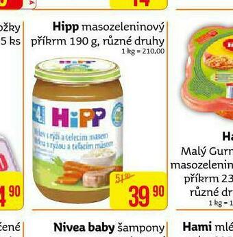 Teta Hipp masozeleninový příkrm nabídka