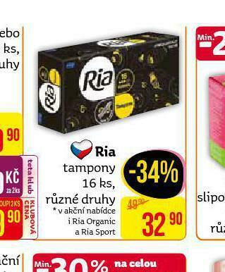 Teta Ria tampony nabídka