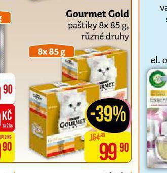 Teta Gourmet gold paštiky pro kočky nabídka